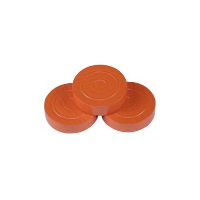 Damestein - Mühle - Backgammon - 31x8mm - orange
