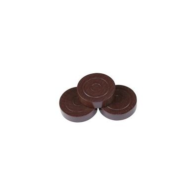 Damestein - Mühle - Backgammonstein - 21x7mm - braun