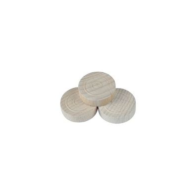 Damestein - Mühle - Backgammonstein - 21x7mm - natur