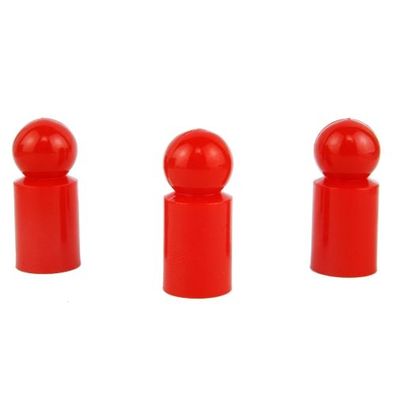 Destino Halmakegel - Pöppel - Kunststoff - rot - 13 x 30 mm