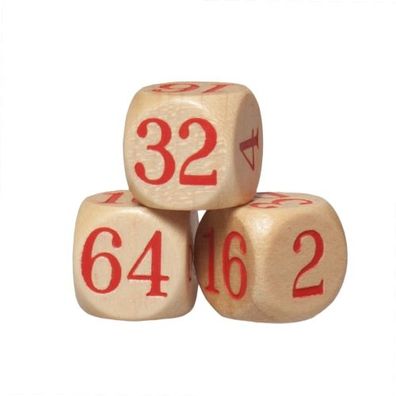Dopplerwürfel - Holz - Backgammon - Zubehör