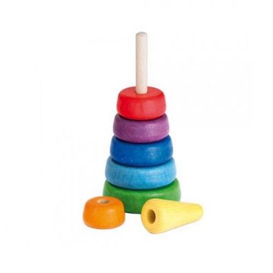 Farbsteckturm - Motorikspielzeug - 18 cm