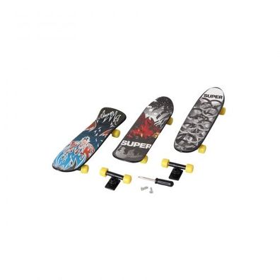 Finger-Skateboard 3er-Set - sortiert