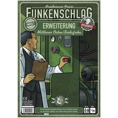 Funkenschlag - Erweiterung 12 - Recharged Version - Mittlerer Osten/Südafrika - deut
