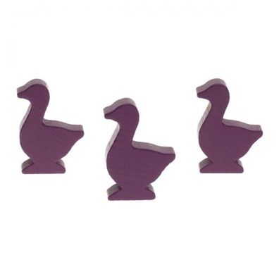 Gans - mittel - 39x28x10mm - lila