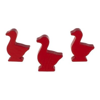 Gans - mittel - 39x28x10mm - rot