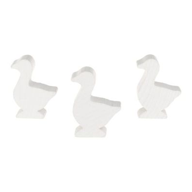 Gans - mittel - 39x28x10mm - weiss