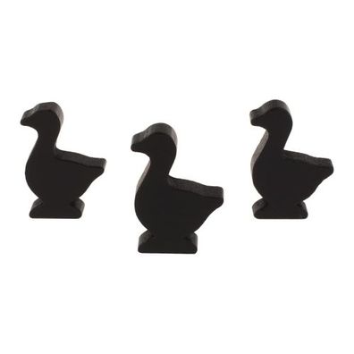 Gans - mittel - 39x28x10mm - schwarz