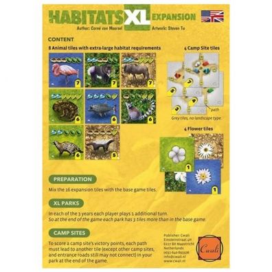 Habitats - XL Expansion (Mini-Erweiterung) - englisch