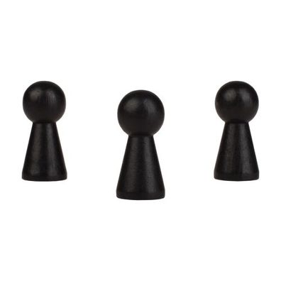 Halmakegel - Hyde - 19x40mm - schwarz