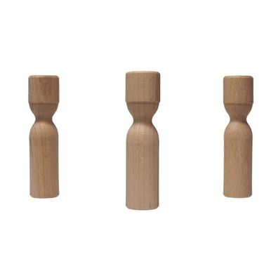 Holzkegel - Holzfiguren - Pöppel - ca. 10 cm