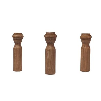 Holzkegel - Holzfiguren - Pöppel - ca. 10 cm