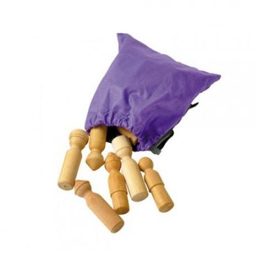 Holzkegelfiguren Set 1 - 10 tlg