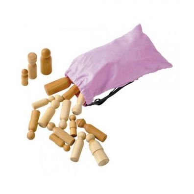 Holzkegelfiguren Set 2 - 20 tlg