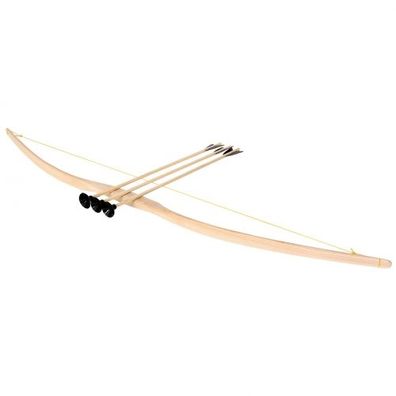 Jugendbogen mit 3 Pfeilen 120 cm