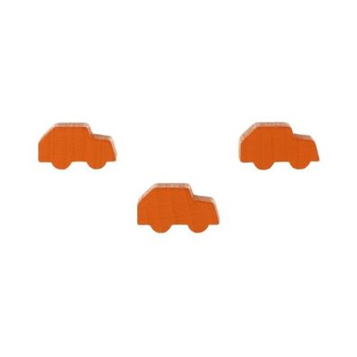 Kleinwagen - Pkw - Auto - 21x12x8mm - orange