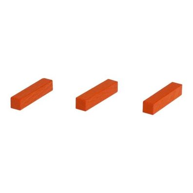 Legestäbchen - Spielsteine - Straße - Holz - orange - 25 mm