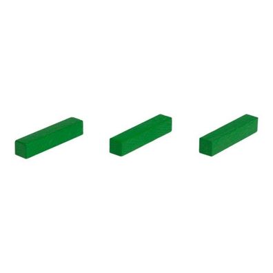 Legestäbchen - Spielsteine - Straße - Holz - grün - 25 mm
