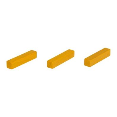 Legestäbchen - Spielsteine - Straße - Holz - gelb - 25 mm