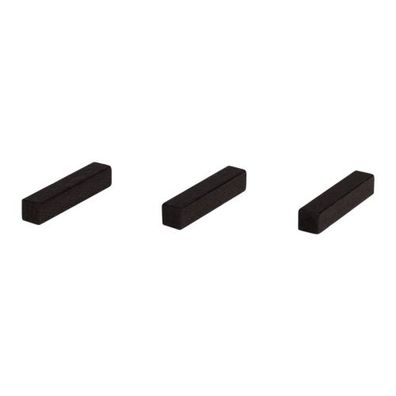 Legestäbchen - Spielsteine - Straße - Holz - schwarz - 25 mm