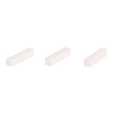 Legestäbchen - Spielsteine - Straße - Holz - weiss - 25 mm