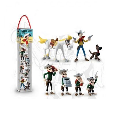Lucky Luke - Tube Lucky Luke (7 Figuren)