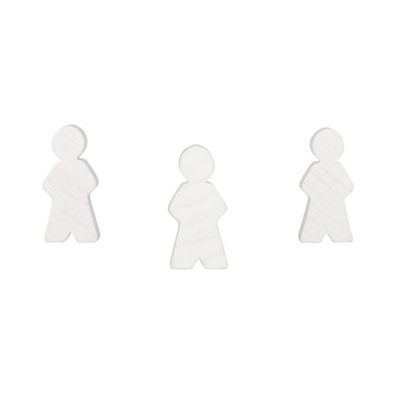 Mann - 14x30x8mm - weiss