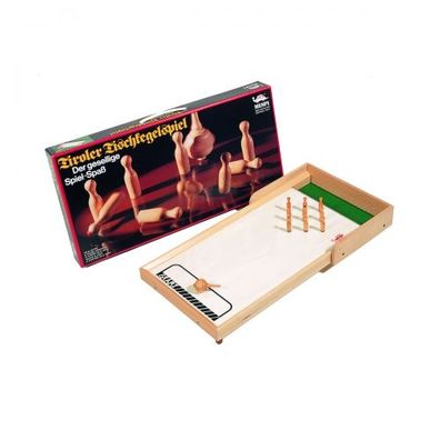 MESPI - Tiroler Tischkegelspiel - mittel - ca. 60 x 30 cm
