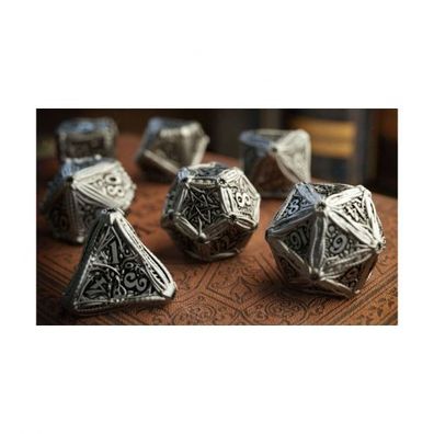 Metal Call of Cthulhu Dice Set (7)