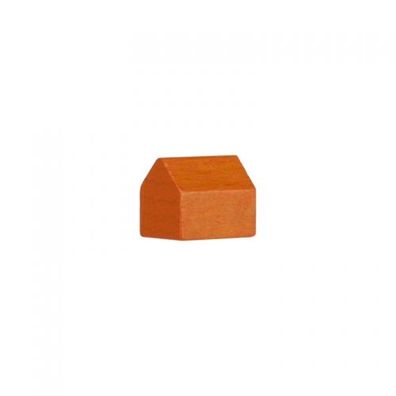 Monopoly Haus - 14x10x12mm - orange