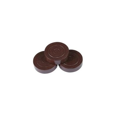 Mühlestein - Dame - Backgammonstein - 25x7mm - braun
