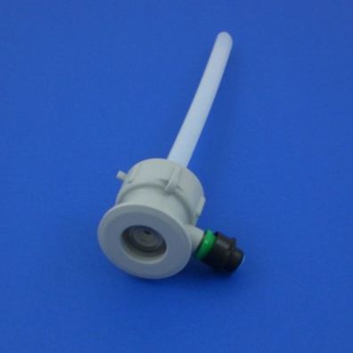 Fitting zum Aufschrauben auf Reinigungsbehälter, Kunststoff, Art Flach- Fitting