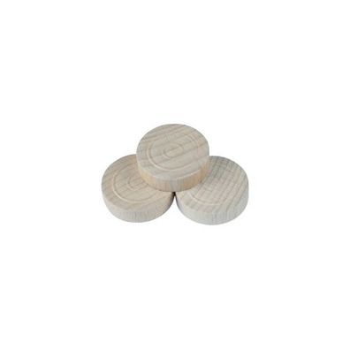 Mühlestein - Dame - Backgammonstein - 25x7mm - natur