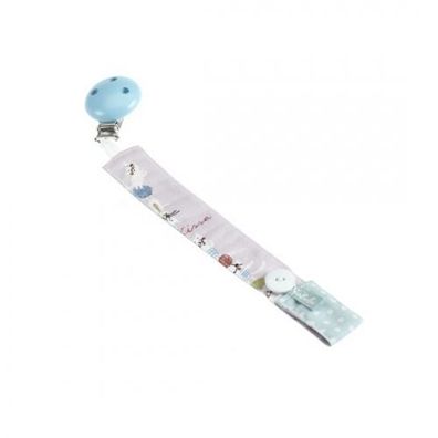 Nabebi - Schnullerband blau - 21 cm lang