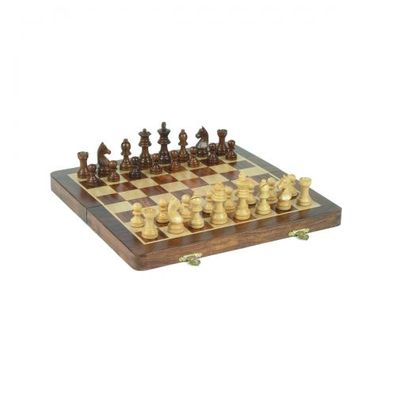 Palisander-Schachkassette - magnetisch - 30 x 15 cm