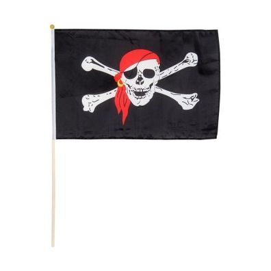 Piraten-Stockflagge 30 x 40 cm