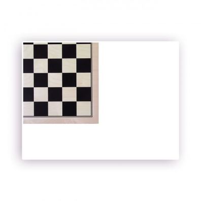 Schachbrett - Ahorn funiert - Breite 44cm - Feldgröße 45mm