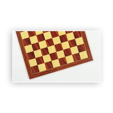 Schachbrett - Palisander und Ahorn - Breite 52cm - Feldgröße 55 mm