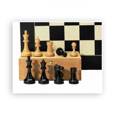 Schachfiguren - Original Jaques Staunton - Königshöhe 95mm