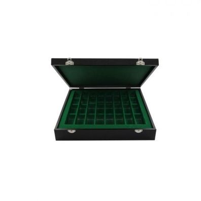 Schachfiguren Etui - schwarz - bis Königshöhe 86 mm