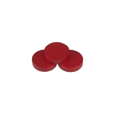 Scheibe - Rhea - 25x7mm - rot