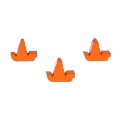Schiff - 18x14x9mm - orange