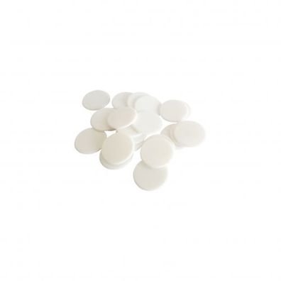 Spielchips - 15 mm - weiss