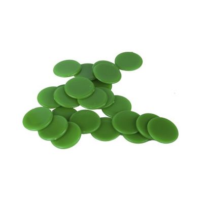 Spielchips - 22 mm - grün