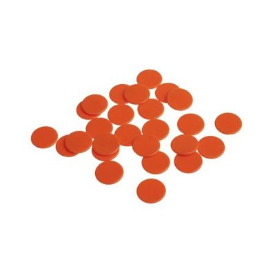 Spielchips - 22 mm - orange - matt