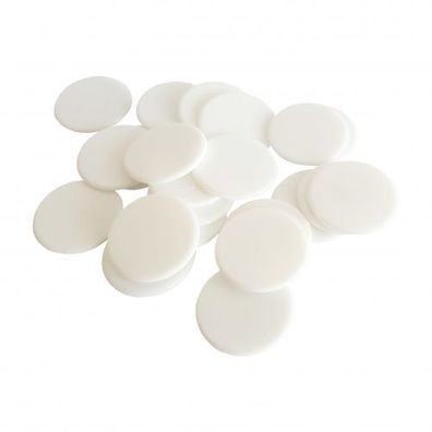 Spielchips - 25 mm - weiss