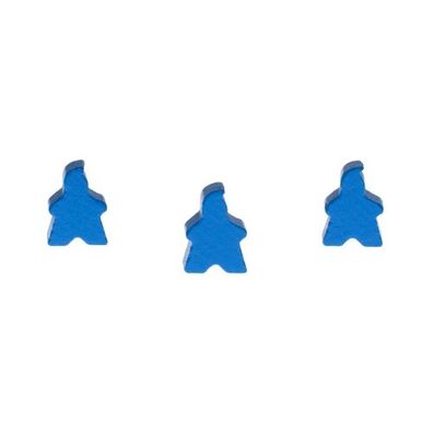 Spielfigur Fire - 14x18x10mm - blau