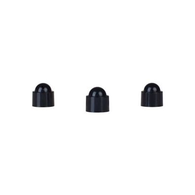 Spielfigur Tower - stapelbar - schwarz - Kunststoff - 12 x 13 mm
