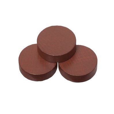 Spielsteine - rund - Holz - braun - 23 x 6 mm