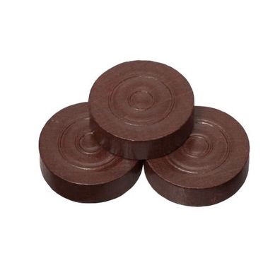 Spielsteine - rund - Holz - braun - 28 x 8 mm